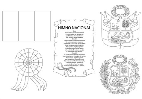 Dibujos De Los Simbolos Patrios Imagui