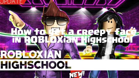 How To Get A Creepy Face In Robloxian Highschool Youtube