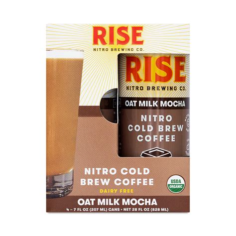 Mocha Nitro Cold Brew Latte By Rise Brewing Co Thrive Market