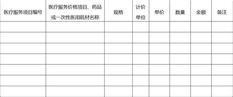 住院病人费用明细清单式样word文档在线阅读与下载无忧文档