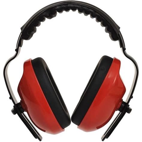 Casque Antibruit Portwest Classic Plus Rouge Cdiscount Bricolage