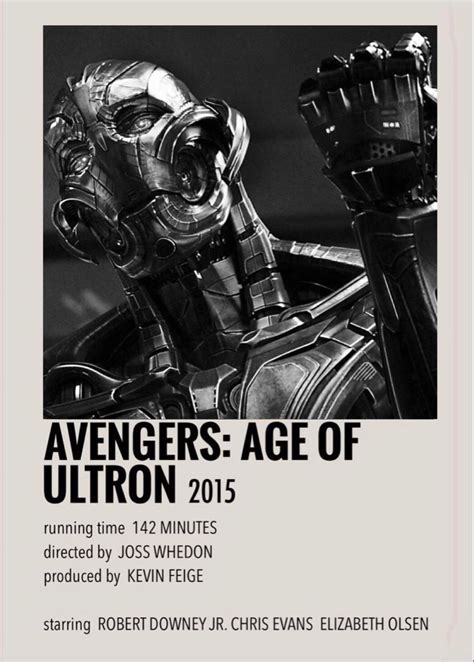 Avengers Age Of Ultron Polaroid Poster Avengers Poster Marvel Movie