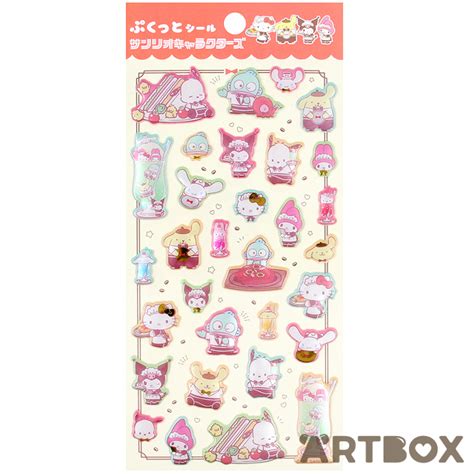 Buy Sanrio Characters Diner Raised Sticker Sheet at ARTBOX