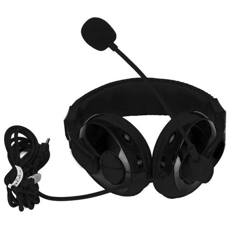 Qiilu Casque Gaming Avec Micro Et Plug Multifonctionnel Pour PC Et