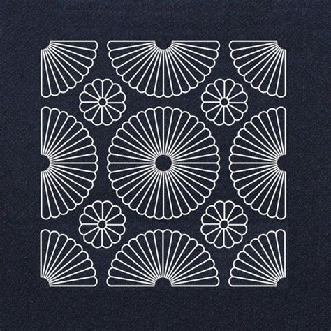 Sashiko Stencil Sashiko Embroidery Pattern Quilt Stitch Mold Japanese