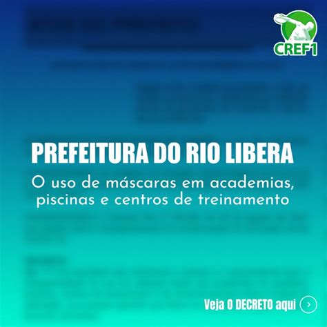 Prefeitura Do Rio Libera O Uso De M Scaras Em Academias Piscinas E