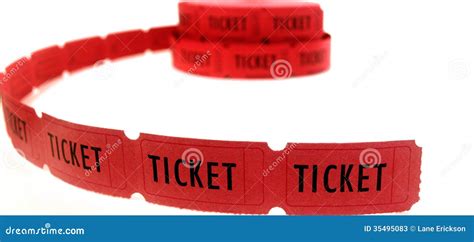 Red Tickets Stock Photos - Image: 35495083