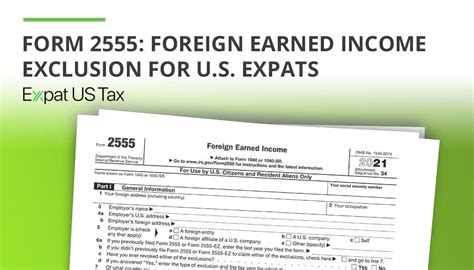 Form 2555 Essential Tax Tool Guidelines Expat US Tax