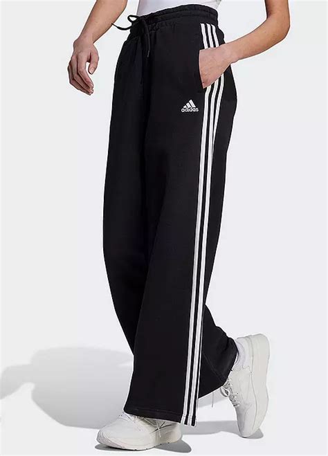 Adidas Sportswear Essentials 3 Stripes Wide Sports Pants Curvissa