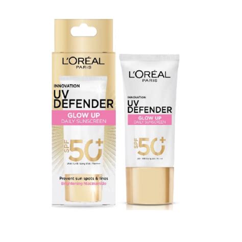 Jual Skin Care L Oreal Paris Uv Defender Uv Serum Protector Glow Up