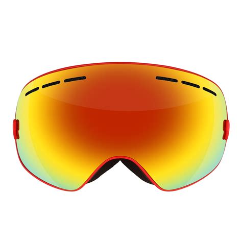 Ski Snow Goggles Winter Anti-fog Dual Lens Rimless Snowboard Glasses ...