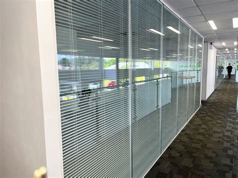 Glass Partitions At Fords Of Winsford Winsford Cheshire Double Glazed Glass Office Partition