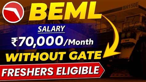 BEML Recruitment 2023 70 000 Month WITHOUT GATE Latest Job