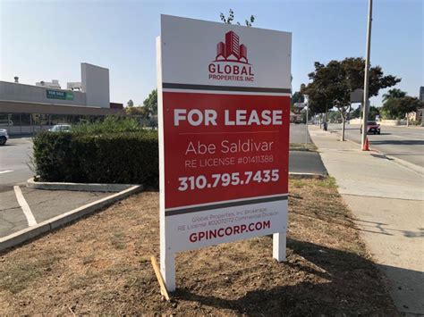 Commercial Property “For Lease” Signs and Banners in La Habra Really ...