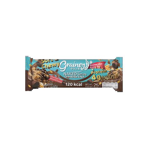 Grainey Plus Naked S Granola Bar Chocolate Chip Almond Flavour