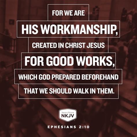 NKJV Verse Of The Day Ephesians 2 10