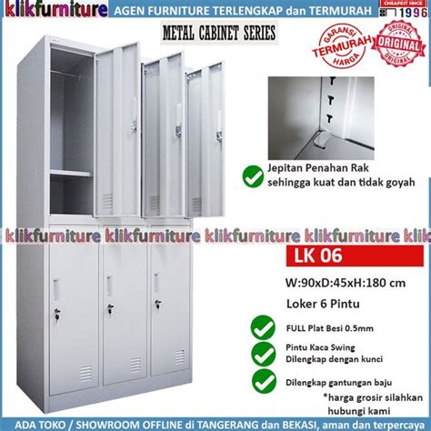 Jual Promo Lemari Loker Besi Locker Besi 6 Pintu Sapporo SAP LK 006T Di