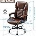 Amazon Dyhome High Back Executive Brown Leather Office Chair