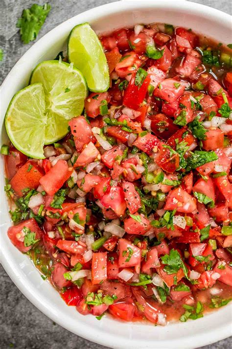 Classic Pico De Gallo Recipe - Valentina's Corner