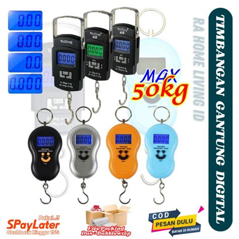 Jual Timbangan Gantung Digital Kg Kg Hanging Scale Smile Weiheng