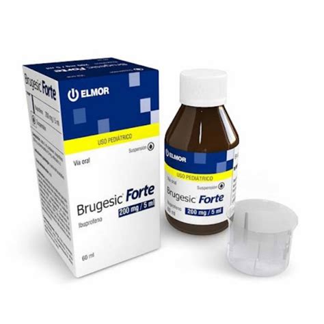 Brugesic Forte Ibuprofeno Jarabe Pediátrico 200mg 5ml x 60ml Elmor