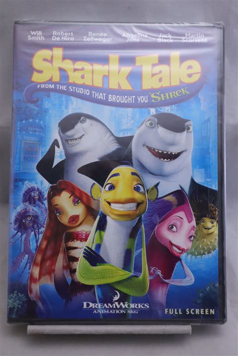 Shark Tale 2005 Dreamworks Full Screen Animated DVD Movie DVDs Blu