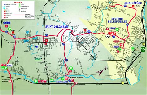 Carte Des Sentiers Club V T T Les Montagnards Du Nord