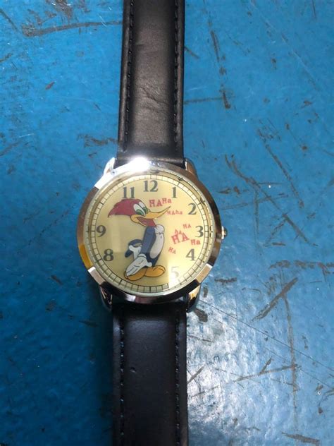 Rare And Vintage Fossil X Woody Woodpecker Watch Limited Edition Only