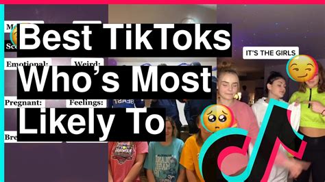 Whos Most Likely To Bestie Edition Tik Tok Compilation 2 Youtube