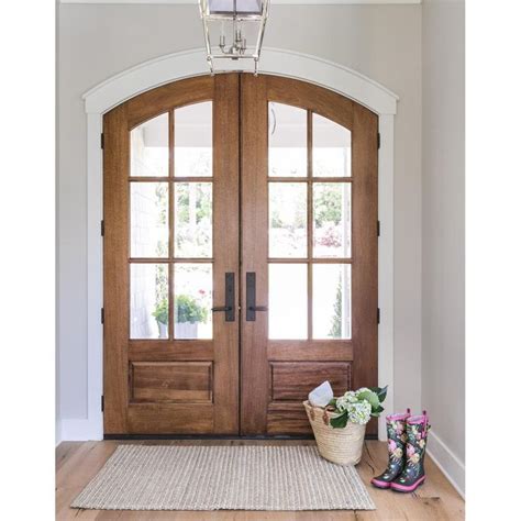 Miranda Lite Arch Top Double Entry Arch Door Arched Doors House