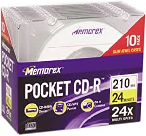 Memorex Mb Minute X Bolsillo Cd R Media Paquete De