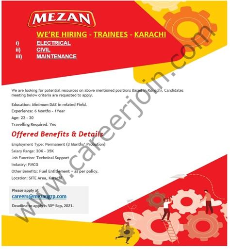 Mezan Group Jobs Trainees