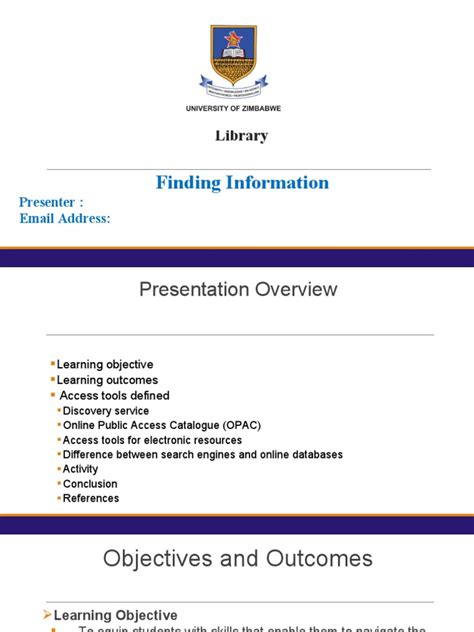 unit  finding information  libraries academic journal