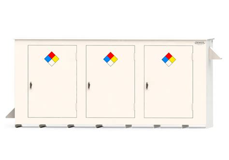 Chemical Storage Locker for Hazardous Chemicals - 14 drums - Non-Combustible