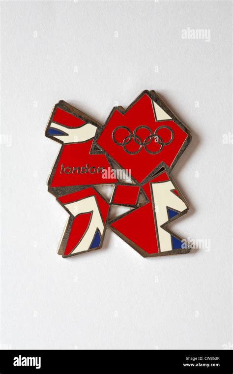 Olympics Pin Badge For The London 2012 Olympic Games In August Isolated