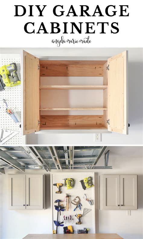 Easy Garage Cabinets Plans