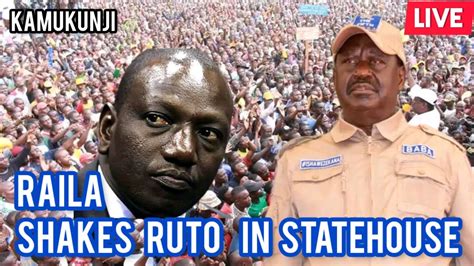 Raila Shakes Ruto In Statehouse Maandamano Part 2 Raila Today