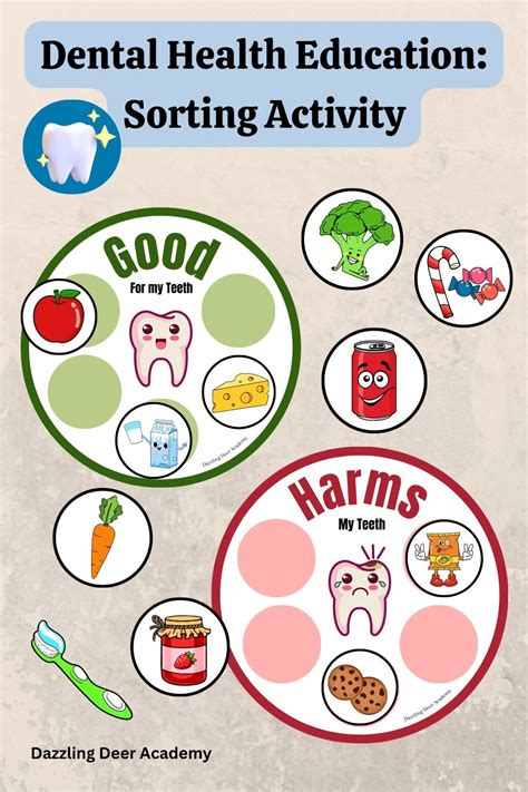 Dental Health Printable Activity For Kids Preschool Busy Etsy