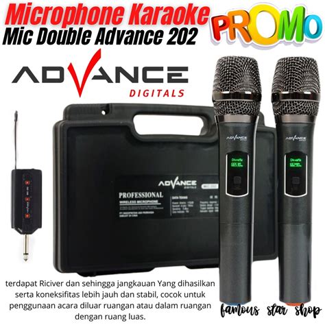 Jual Advance Mic Mic Profesional Mic Wireless Microphone