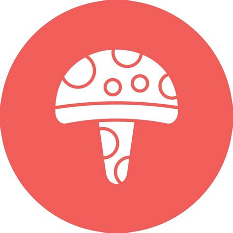 Mushroom Glyph Circle Background Icon 17690587 Vector Art At Vecteezy