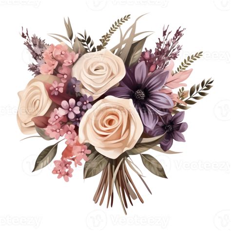 Wedding flower bouquet isolated 27032729 PNG