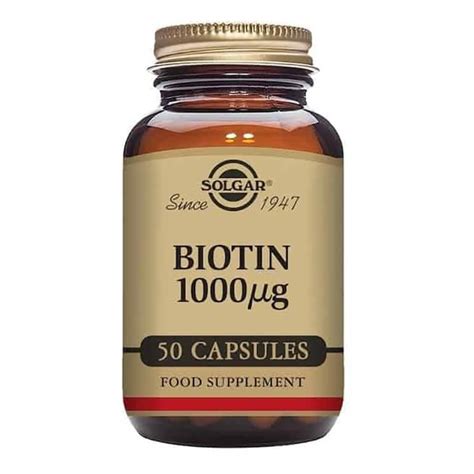 Solgar Vitamin B Biotin Capsules Mcg Size