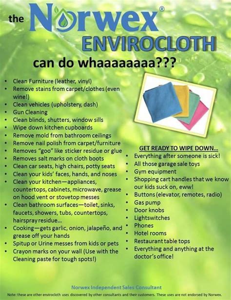 The Norwex Envirocloth Is Amazing It Tackles The Toughest Jobs And Is