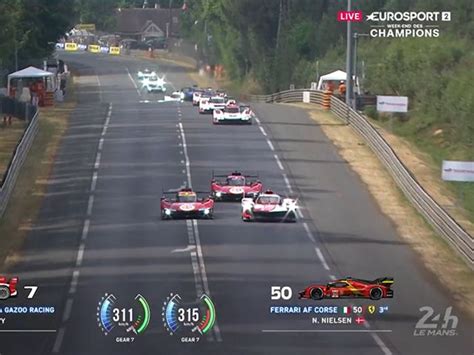 24 Heures du Mans A plus de 300km h ça bataille entre Ferrari et