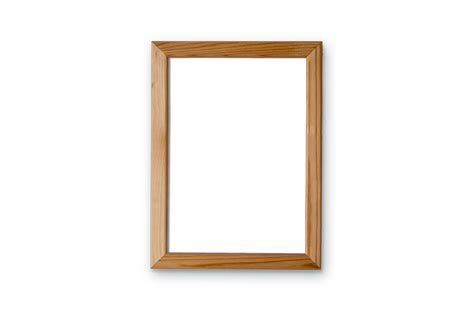 Thin Plain Wooden Frame on Transparent background 12628123 PNG