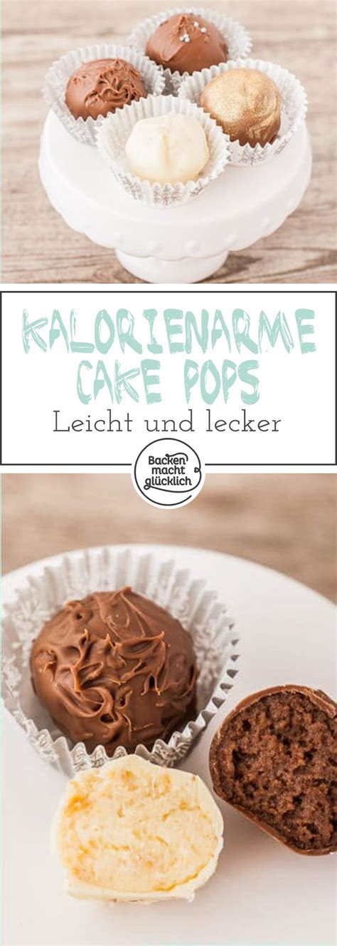 Kalorienarme gesunde Cake Pops Backen macht glücklich Rezept