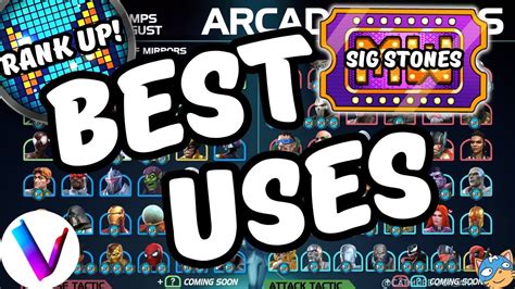 The Best Champions For Arcade Games Saga Rank Up Gems And Sig Stones Mcoc Higher Further