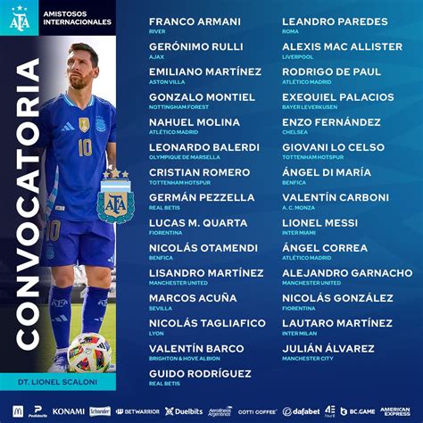 La Lista De Scaloni Para Los Amistosos Antes De La Copa Am Rica Un