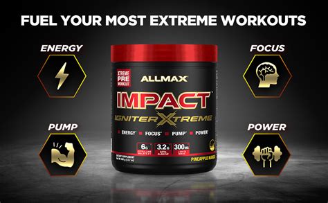 ALLMAX NUTRITION IMPACT IGNITER EXTREME PRE WORKOUT Vitamin Galaxy