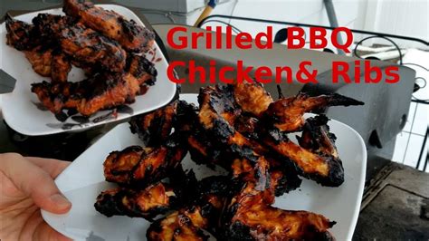 How To Make Grilled Bbq Chicken And Ribs My Own Special Recipe Youtube